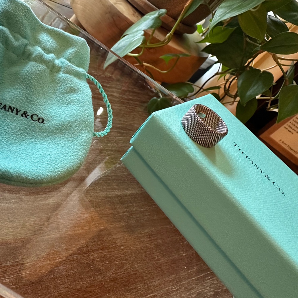 Tiffany’s Silver Coveted ‘Mesh’ Ring - image 1